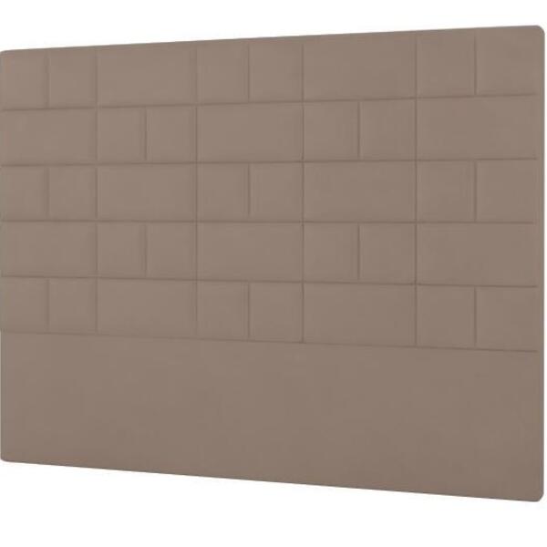 Cabeceira Zurique Plus Viúva 1000mm Suede Bege - Simbal