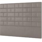 Cabeceira Zurique Plus Viúva 1000mm Veludo Adar Off White - S