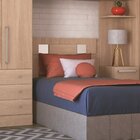 Cabeceira solteiro Para Box Em Mdp Acabamento Uv Móveis Castr