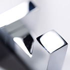 Cabide 1 Gancho Quadratta Prata