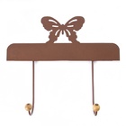 Cabide 2 Ganchos Borboleta - Marrom