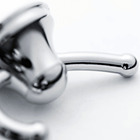 Cabide 2 Ganchos Ideale Prata