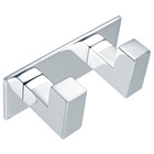 Cabide 2 Ganchos Quadratta Prata