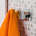 Cabide 2 Ganchos Quadratta Prata