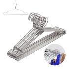 Cabide Aço Reforçado Adulto Kit 20 Tintureiro Atacado Cava