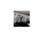 Cabide Aço Reforçado Adulto Kit 50 Tintureiro Atacado Cava