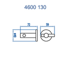 Cabide Ágata 4600ov130 Ouro Velho Fani