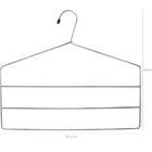 Cabide Calceiro Cabide Para Calça Bermuda Triplo Cromado