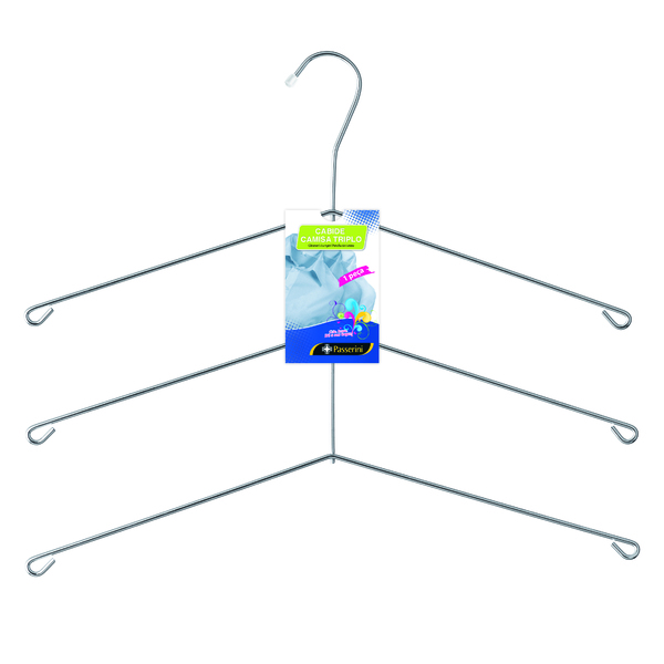 Cabide Camiseiro Triplo Para Camisas - Cód 08640