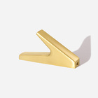 Cabide Com Gancho De Parede (lapa Ouro Fosco)