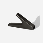 Cabide Com Gancho De Parede (lapa Preto Fosco)