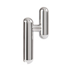 Cabide Com Gancho De Parede (moema Cromado)