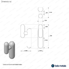 Cabide Com Gancho De Parede (moema Dourado Fosco)