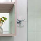 Cabide Com Gancho Duplo (mondrian Cromado)