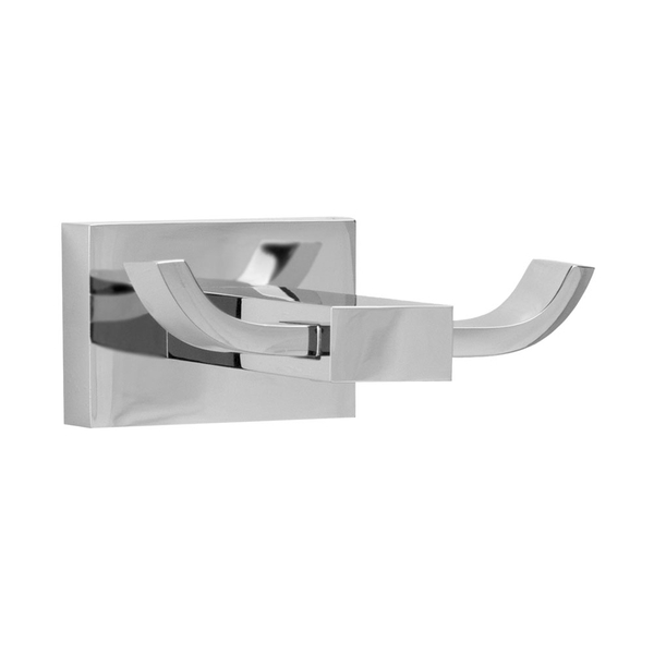 Cabide Com Gancho Duplo (mondrian Cromado)