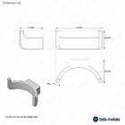 Cabide Com Gancho Duplo De Parede (batel Rosé Gold Fosco)
