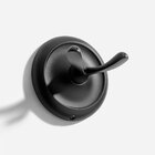 Cabide Com Gancho Duplo Retrô (Goya Preto)