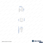 Cabide Com Gancho Inox (tarsila Preto)