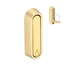 Cabide Com Gancho Retrátil De Parede Zamac (meier Ouro Fosco)