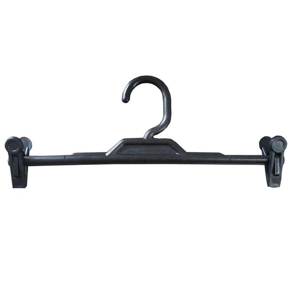 Cabide Com Presilha Preto De Plástico Para Saias Bermudas Cal