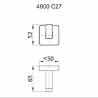 Cabide Cromado Liz 4600 C27 Fani