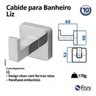 Cabide Cromado Liz 4600 C27 Fani