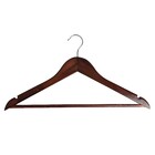 Cabide de madeira para Armazenamento de roupas Madeira Natural Oikos