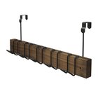 Cabide De Porta Sem Furo Madeira Teca  - Stolf