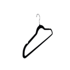 Cabide De Veludo Plástico Cazaro