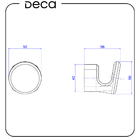 Cabide Deca You 2060.c104 Cromado