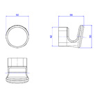 Cabide Deca You 2060.c104 Cromado