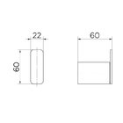 Cabide Docol Flat 960906 Cromado