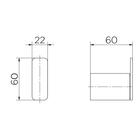 Cabide Docol Flat 960930 Cobre Polido