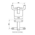 Cabide Duplo - Like Square