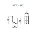 Cabide Essence Ouro Velho Fani