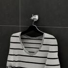 Cabide Gancho Athenas Inox e Metal Prata Alto Brilho Grego