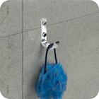 Cabide Gancho De Parede Cromado Para Toalha Plus