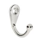 Cabide Gancho De Parede Para Roupas Cromado Kit 15 Ganchos