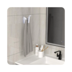 Cabide Gancho Para Banheiro Diamante Cromado