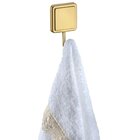 Cabide Gancho Porta Toalha Multiuso Fixaçao Adesivo Dourado A