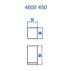 Cabide Horus Preto Fosco Fani