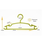 Cabide Infantil Rosa Belo Dia Utilidades Plástico 50 Und.