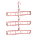 Cabide Mágico Suporte Para Cabide - Rosa Kit C/ 3