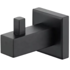 Cabide Metal Black Fosco Aço Porta Toalhas Gancho Preto