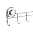 Cabide Multiganchos Astra Avi/mg Com Ventosa Inox