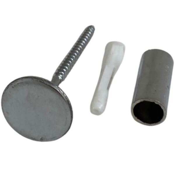 Cabide Multiuso Pino 2cm Cromado Para Espelho De Parede Duler