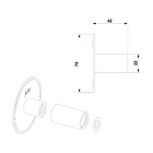 Cabide Nuvem 70mm Jador