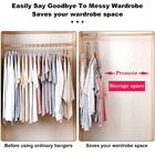 Cabide Organizador Multifuncional Retrátil 360º Guarda Roupa