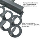 Cabide Organizador Para Guarda-roupa Redondo 11 Ganchos Cinza