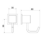 Cabide Para Banheiro 1 Gancho Home Meber Metais